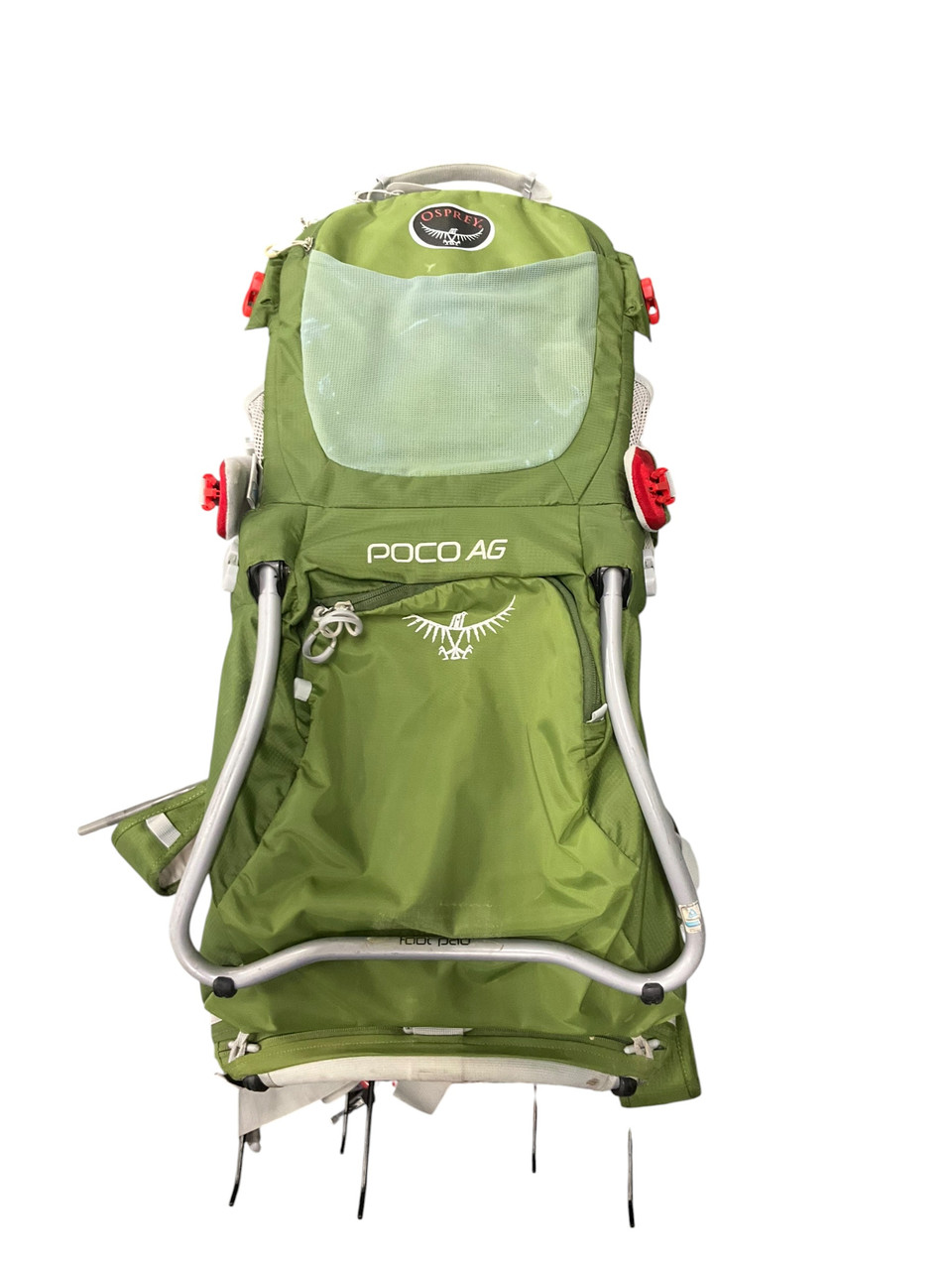 Used Osprey POCO AG External Frame Backpack Green 10672-S000344868 Used Osprey POCO AG External Frame Backpack Green 10672-S000344868