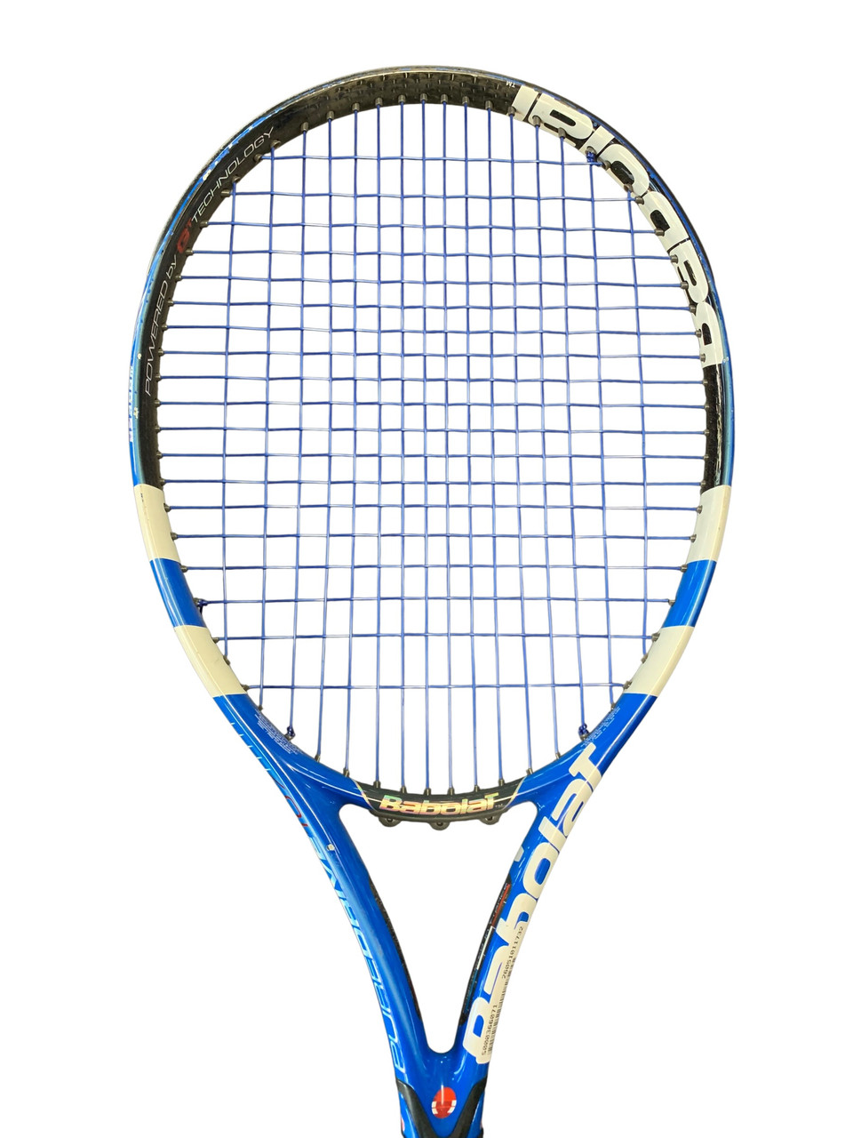 Used Babolat PURE DRIVE 107 Adult Tennis Racquet Royal Blue Unknown