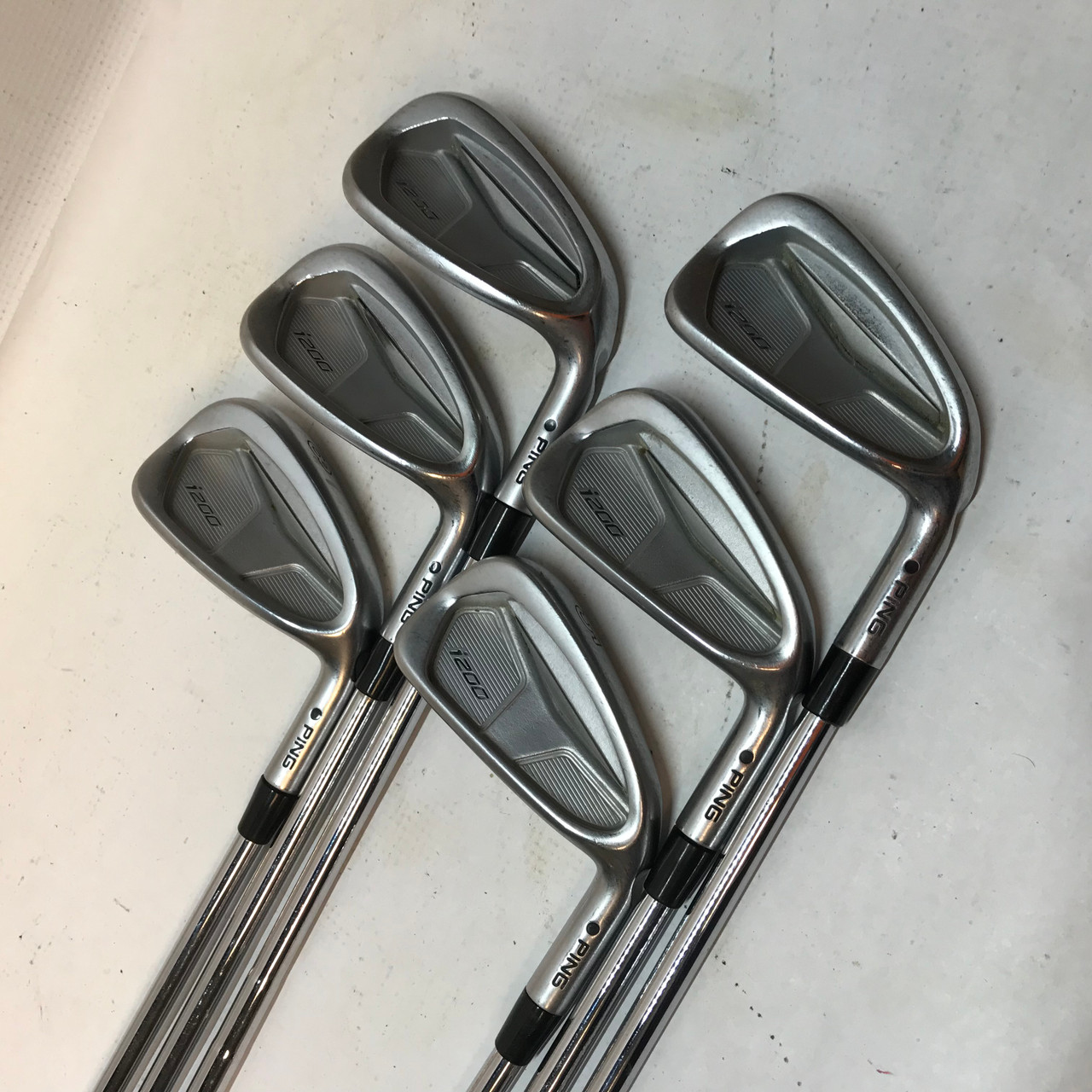 Used Ping I200 BLACK DOT Mens Iron Set RH 5I-PW
