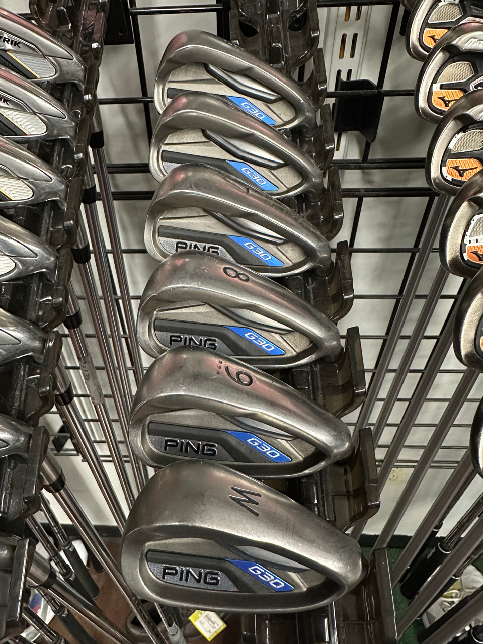 Used Ping G30 BLACK DOT Mens Iron Set RH 5I-PW