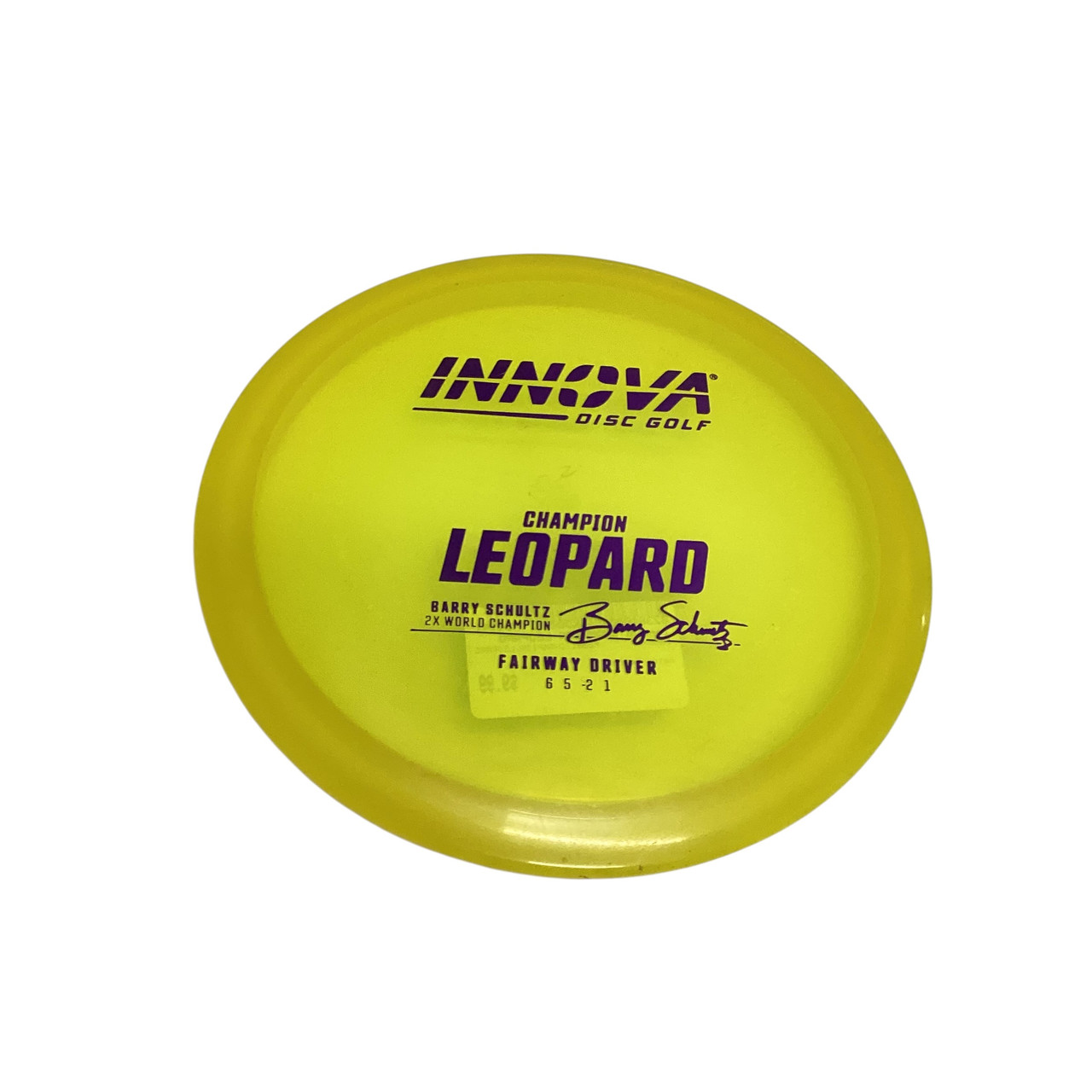 Used Innova CHAMPION LEOPARD Disc Golf Driver Yellow