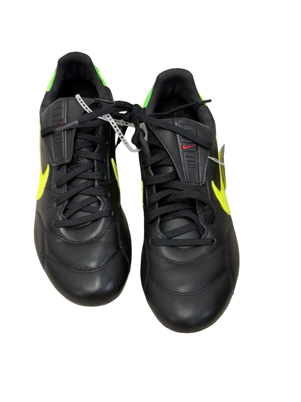 Used Nike PREMIER 3 LOW FG HM0265-008 Soccer Cleats Black Size 6.5