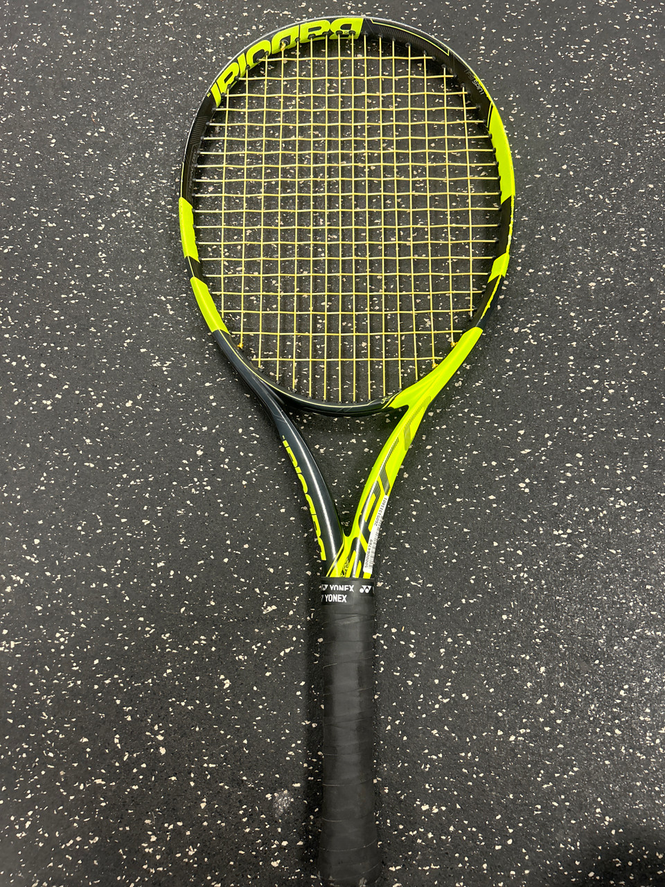 Used Babolat PURE AERO JR Junior Tennis Racquet Optic Yellow 26