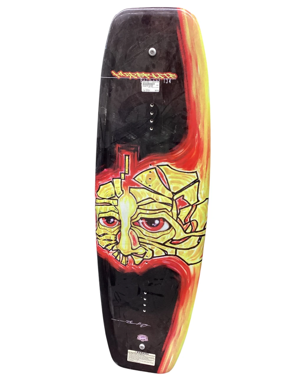 Used HYPERLITE BELMONT Wakeboard Yellow 134 cm