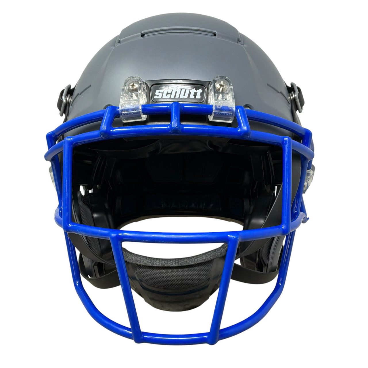 schutt f7 helmet navy VTD Blue Football Lock system that locks in the back of your head for a personalized fit that can be adjusted on the fly Schutt F7 2.0 - ADULT