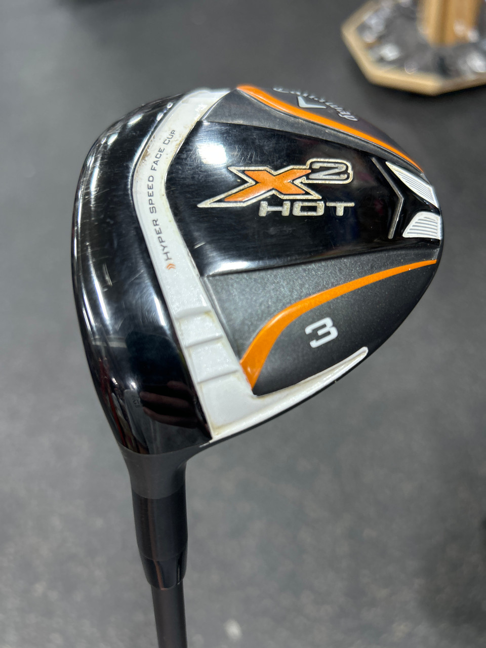 Used Callaway X2 HOT Mens Fairway Wood LH 3 Wood