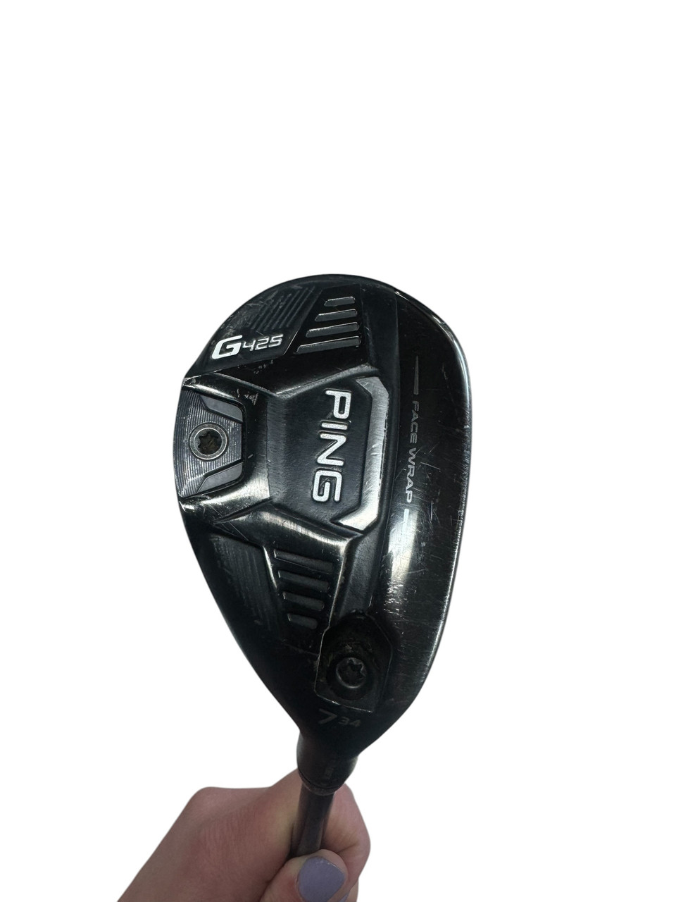 Used Ping G425 34DEG Mens Hybrid Club RH 7 Hybrid