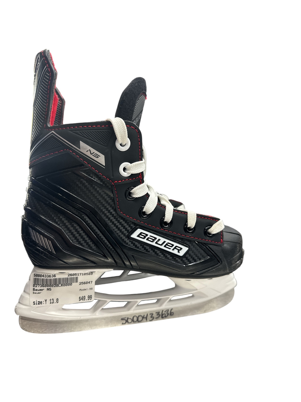 Used Bauer NS Youth Hockey Skate Youth 13.0
