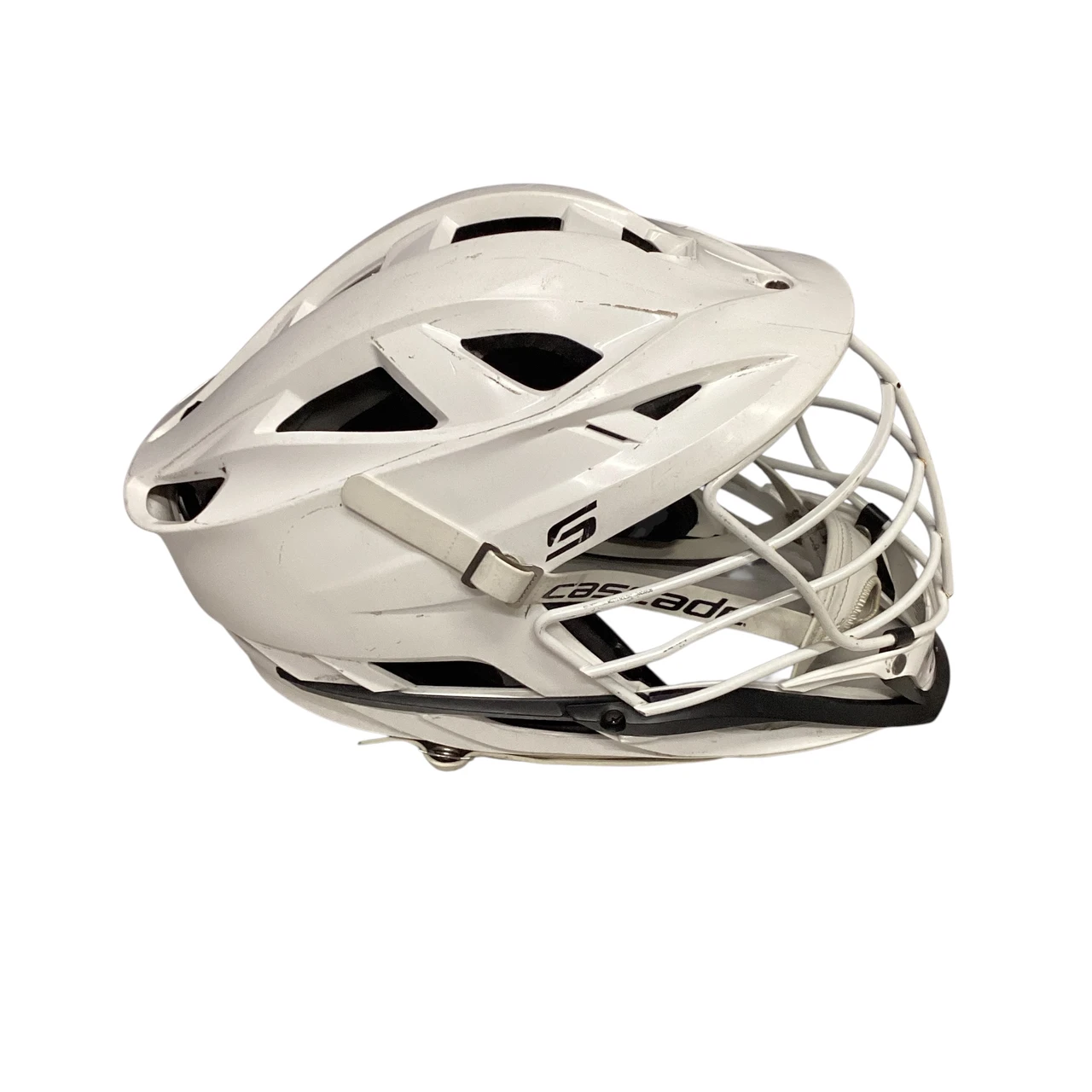 Used Cascade S Lacrosse Helmet White One Size