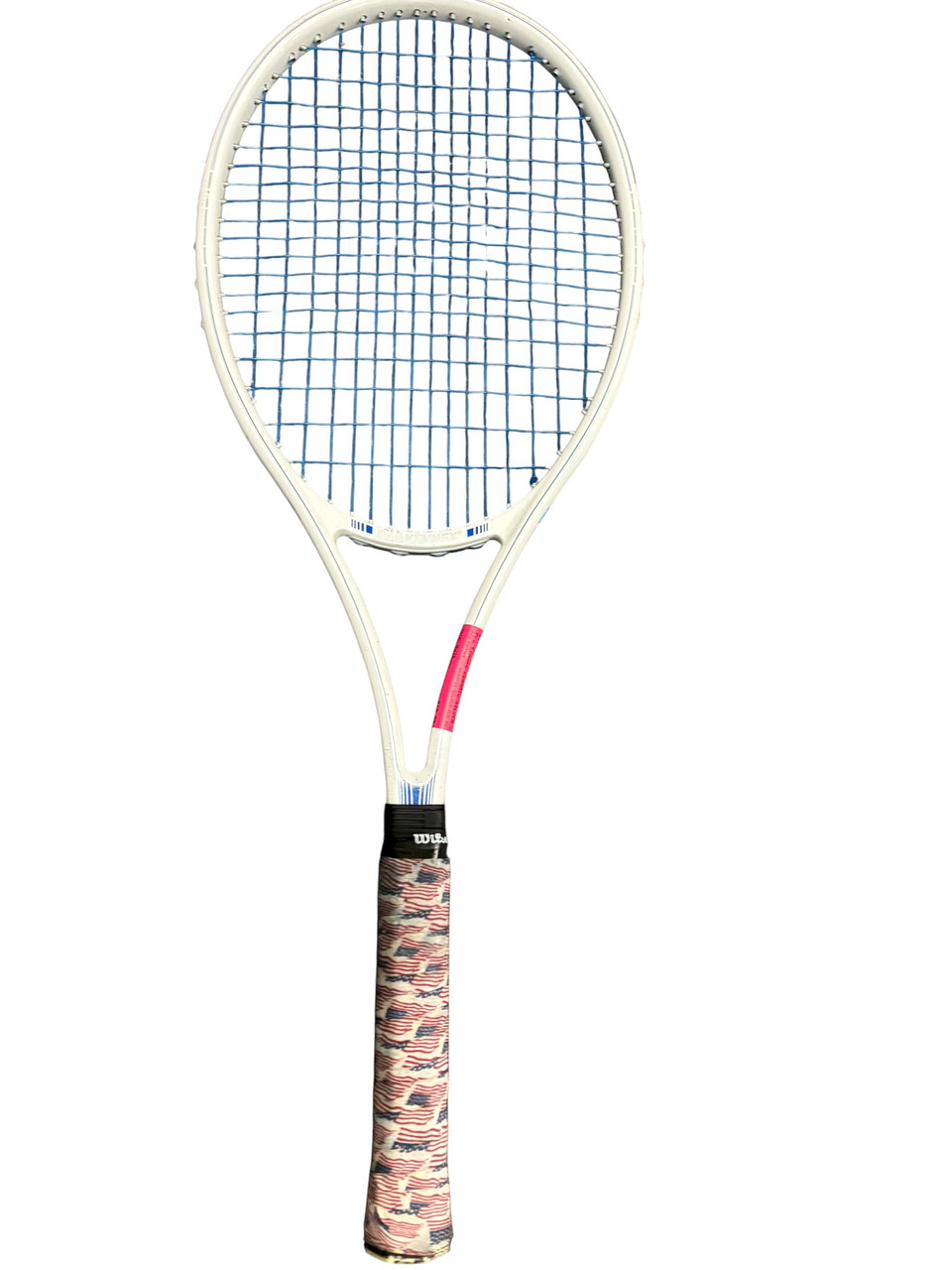 Used Pro Kennex CERAMIC SILVER ACE 90 Adult Tennis Racquet White