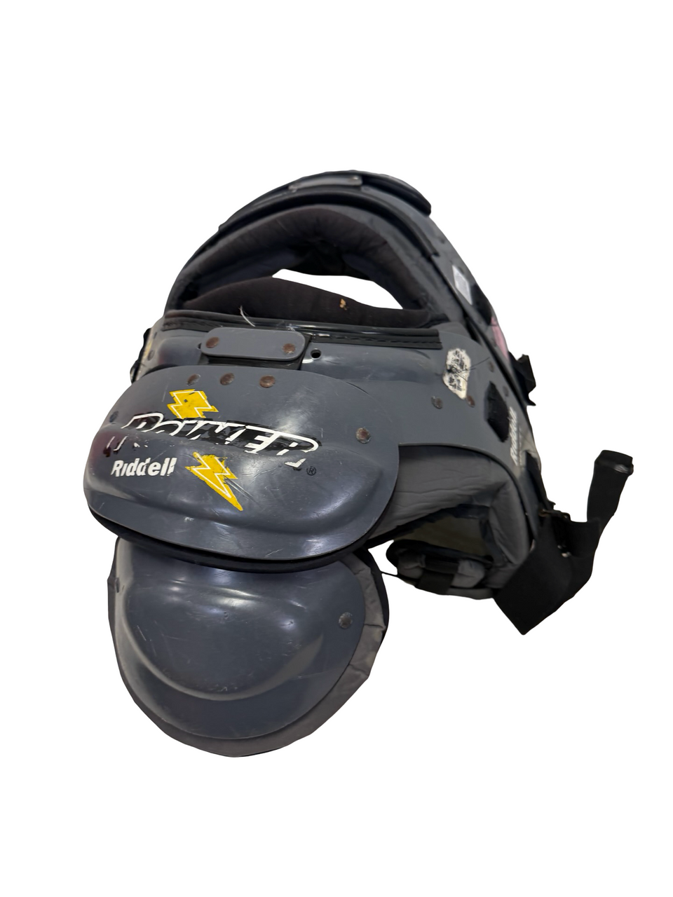 Used Riddell POWER Football Shoulder Pads Black MD 42-44