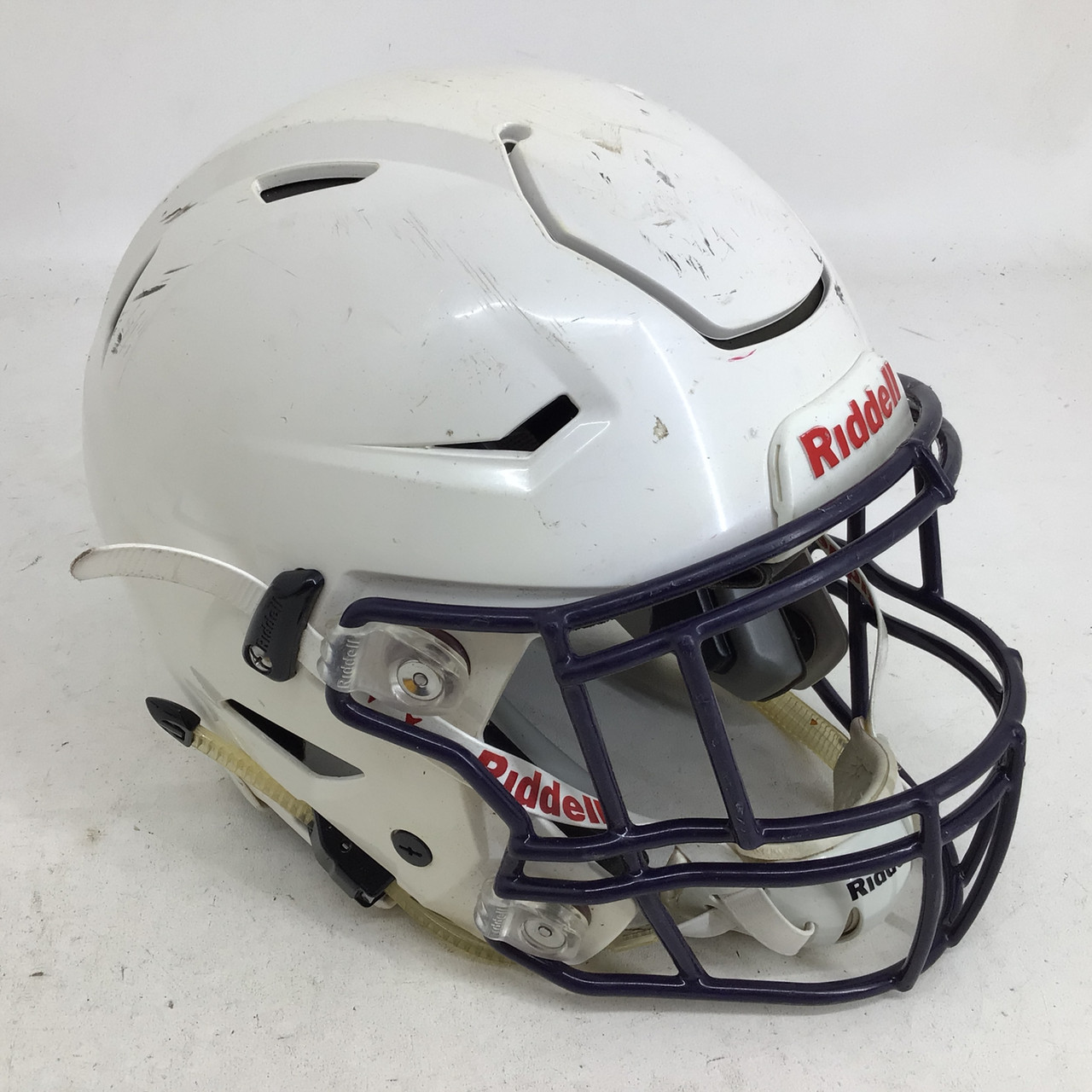 Used Riddell 2018 SPEEDFLEX SR LG FOOTBALL HELMET FB Helmet White LG