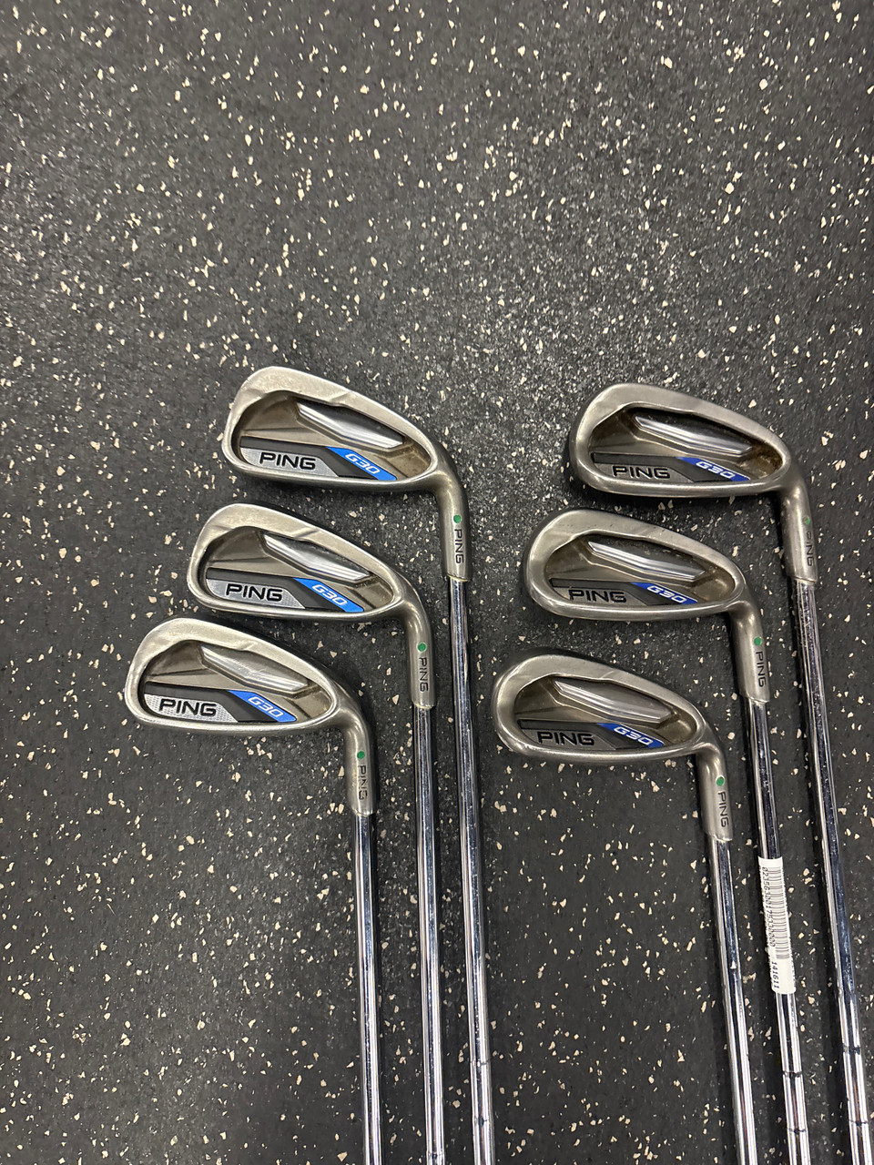 Used Ping G30 GREEN DOT IRON SET Mens Iron Set RH 6I-GW/AW