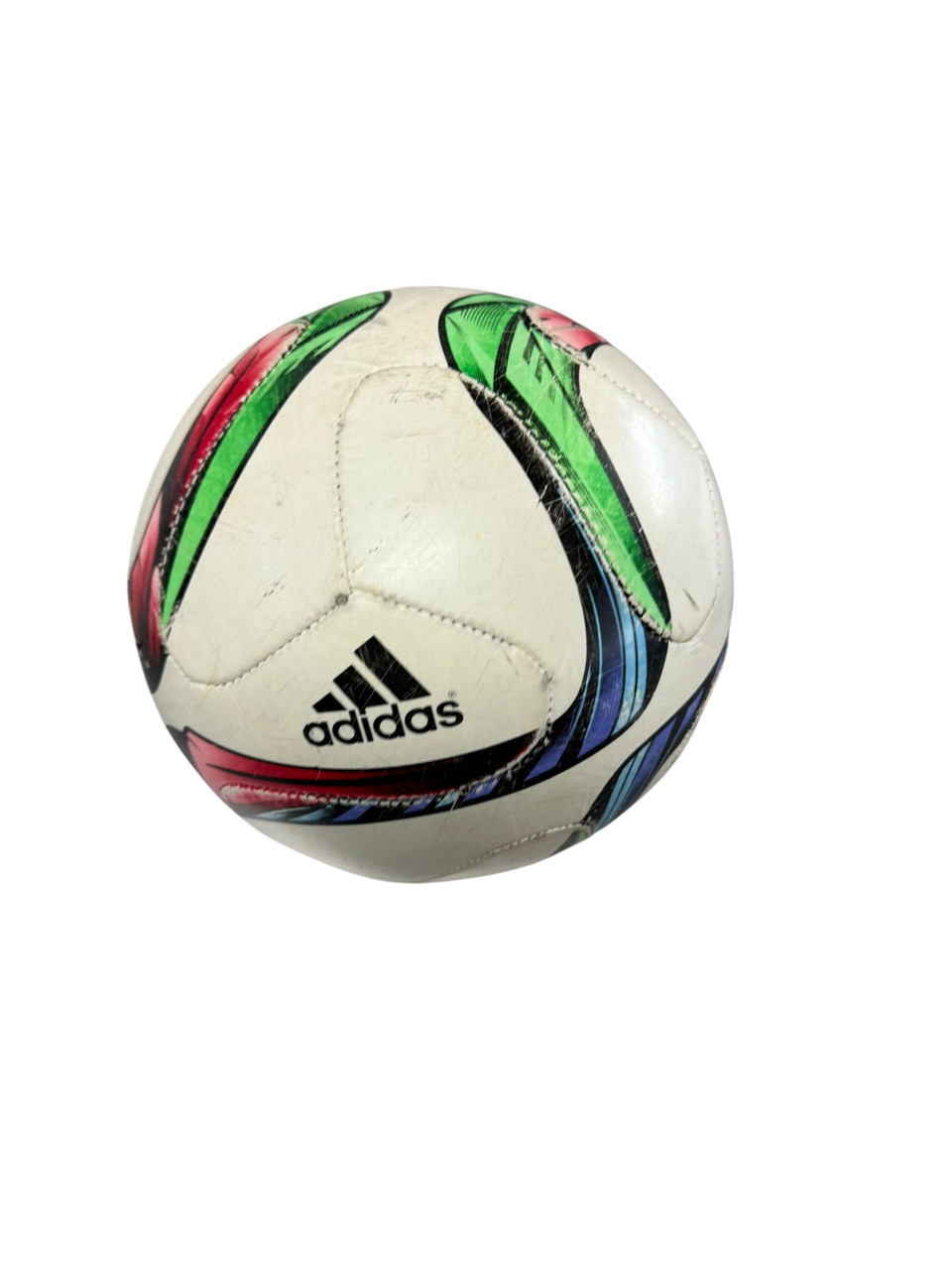 Used Adidas CONEXT 15 All Size Soccer Ball White 4