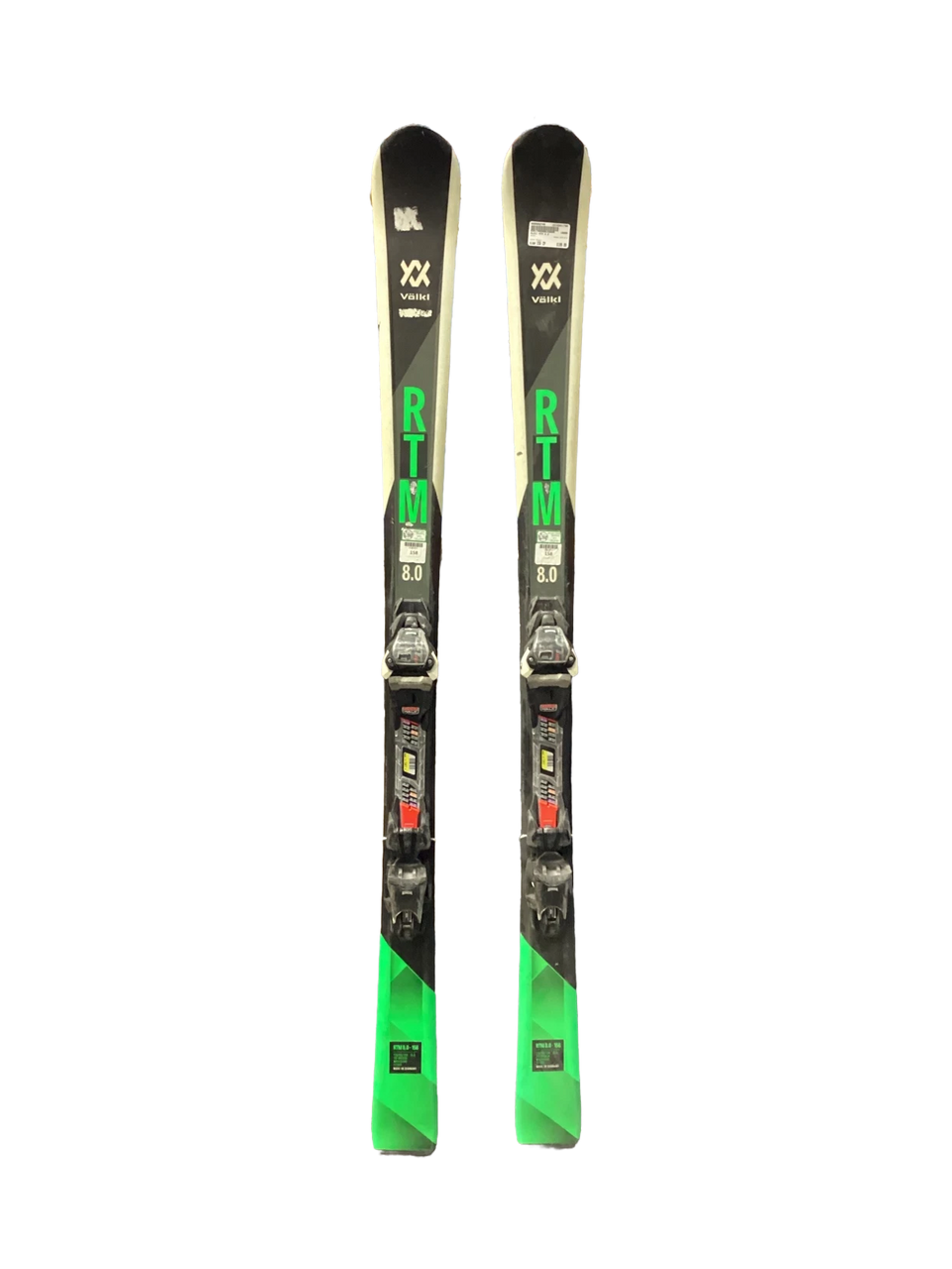 VOLKL 154cm スキーセット‼︎ Used Volkl RTM 8.0 158 cm Men's Downhill Ski Combo Men's Downhill