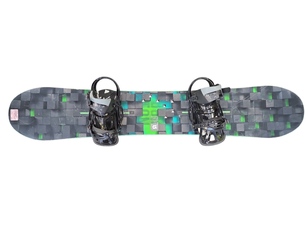 Used Burton BOARD W/ BINDINGS Mens Board/Bindings Green 157 cm