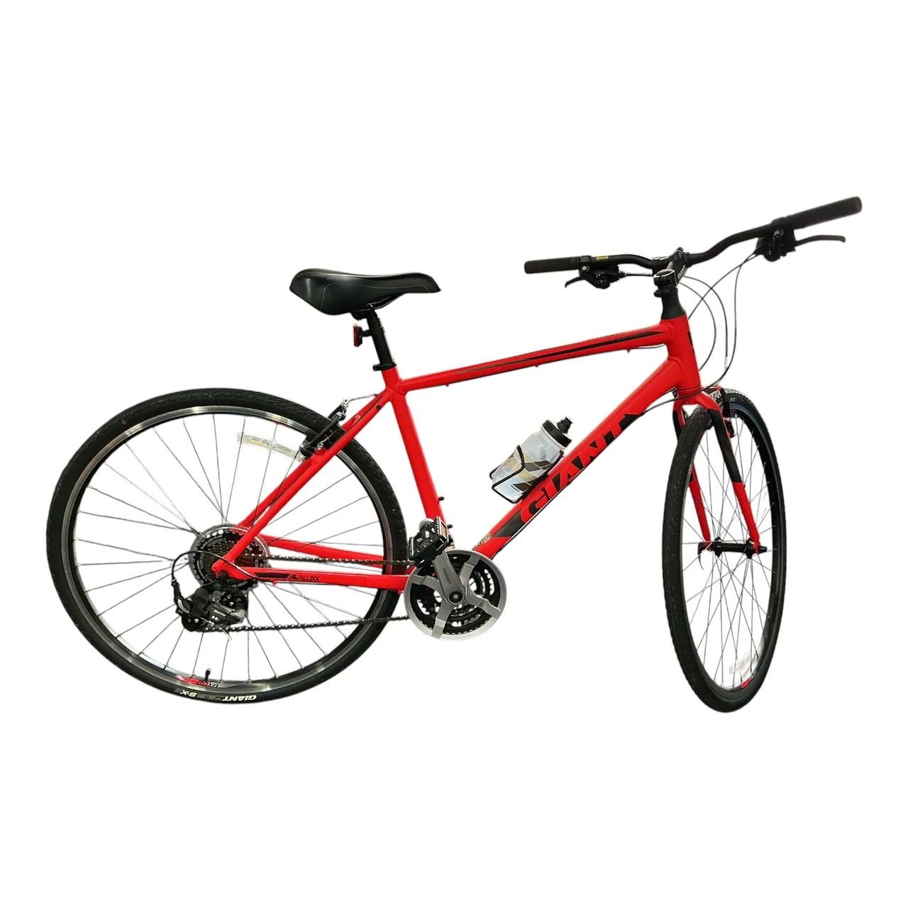 men's giant bicycles Used Giant ESCAPE 3 Hybrid/City Bike Mens Red 54-55cm