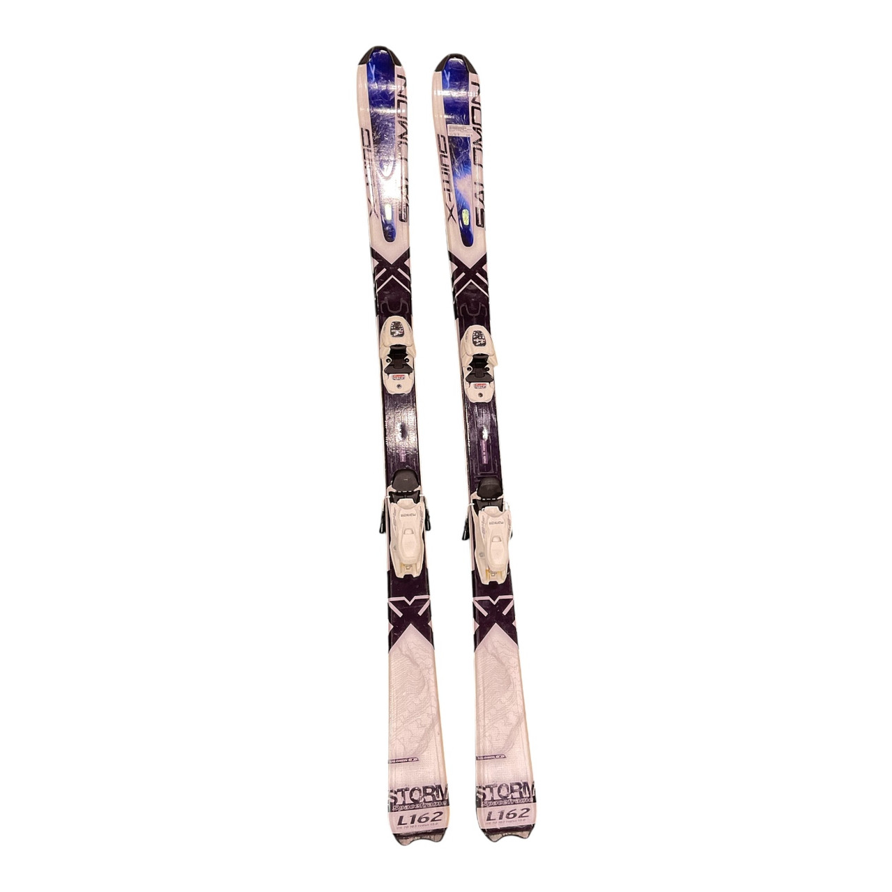 Used Salomon X-WING STORM Mens DH Ski/Binding Navy Blue 162 cm