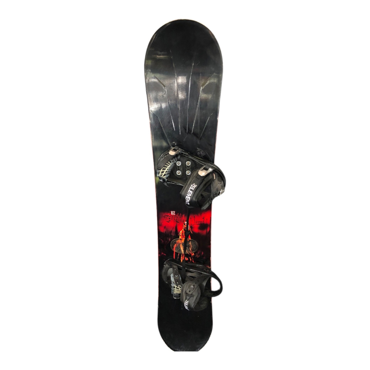 Used K2 ZEPPELIN Mens Board/Bindings Black 156 cm