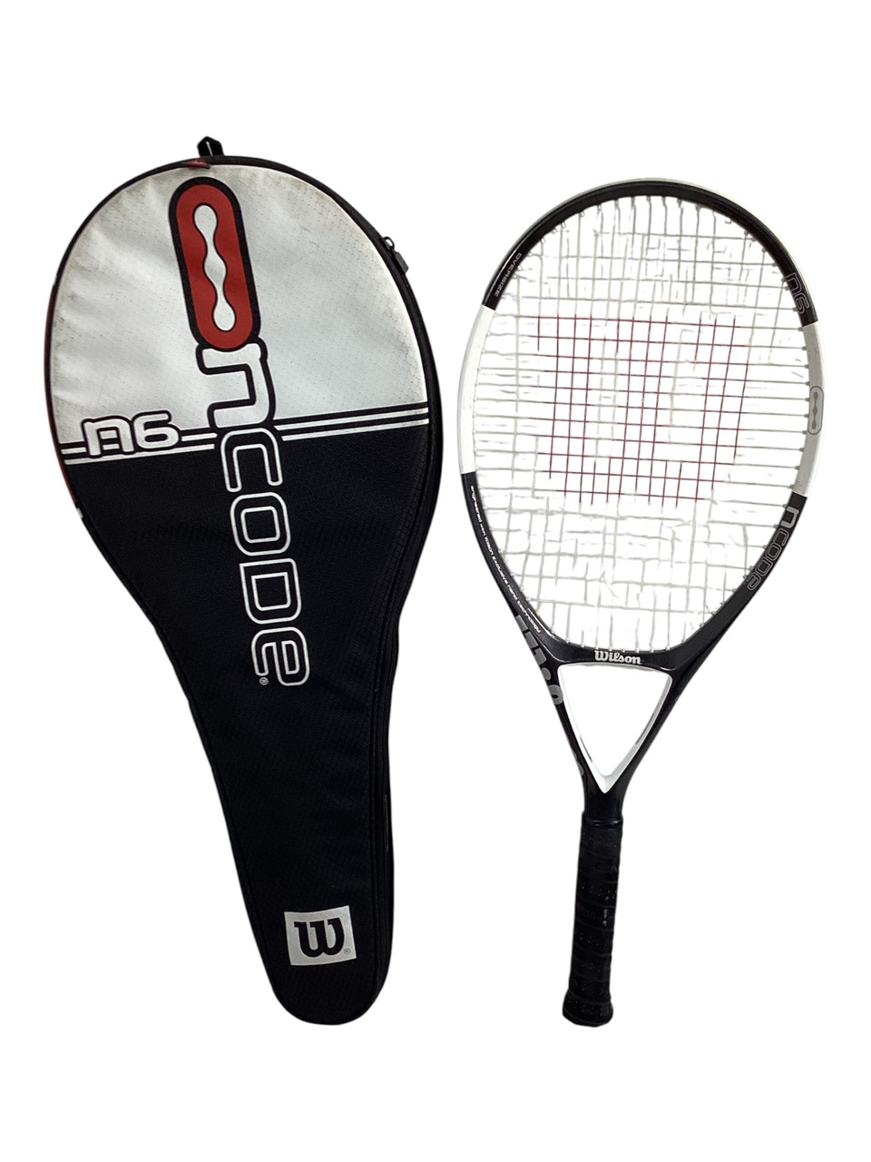 Used Wilson N CORE N6 Adult Tennis Racquet Black 4 1/2