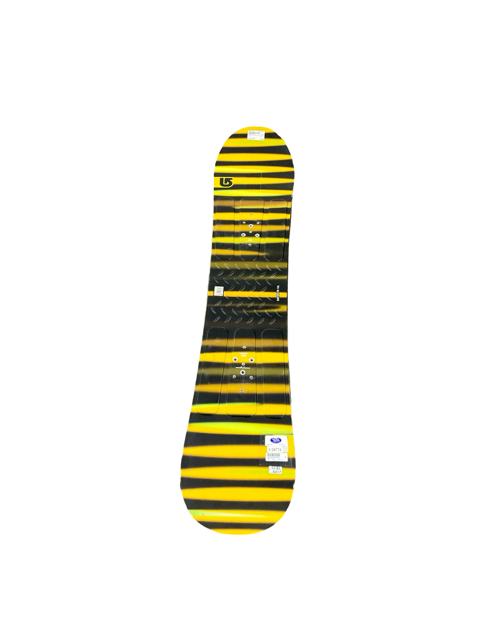 burton 134 snowboard Used Burton LTR Boys Snowboard Only Black And Yellow 134 cm 10672-S000346042