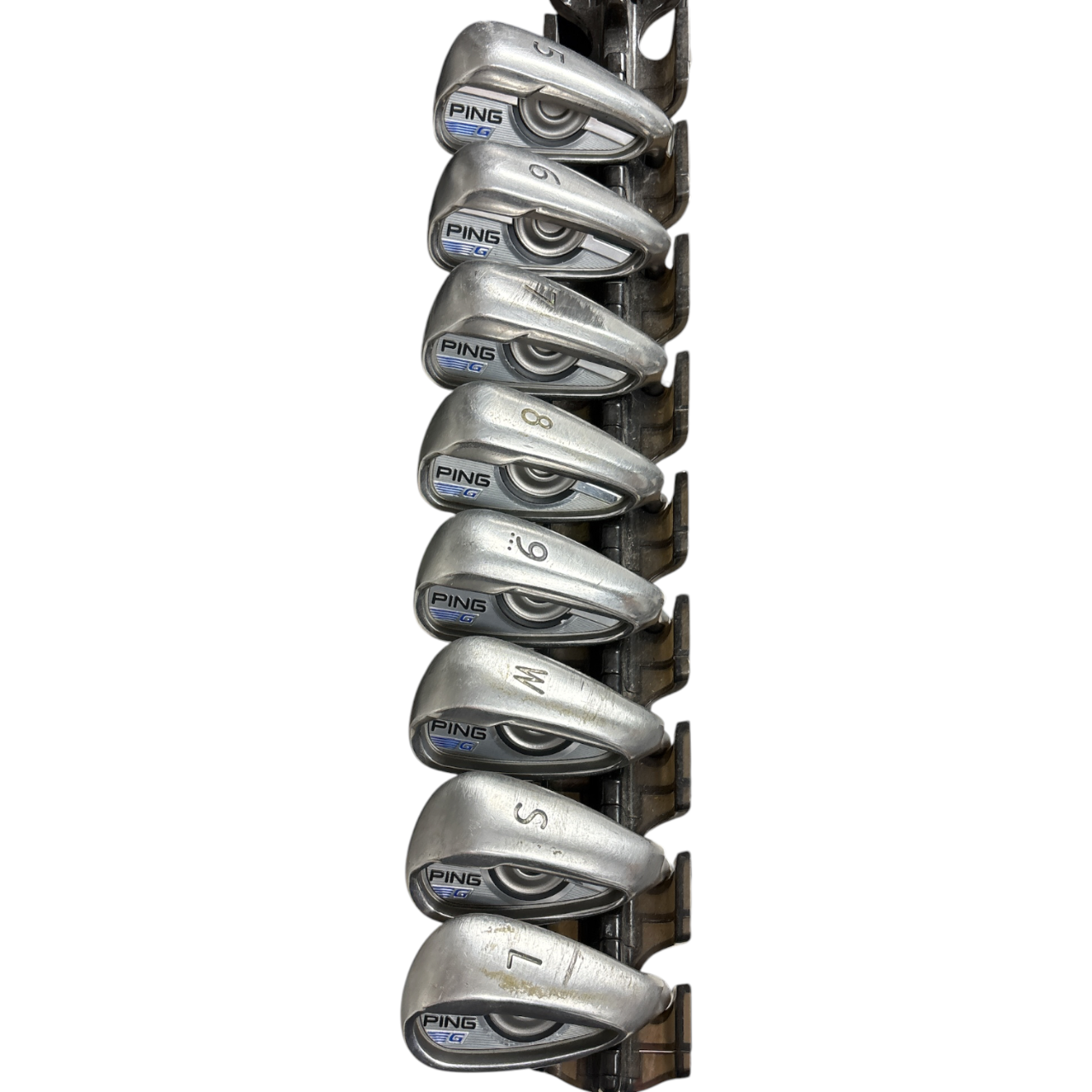 Used Ping G YELLOW DOT Mens Golf Iron Set Right Hand 5I-GW/AW