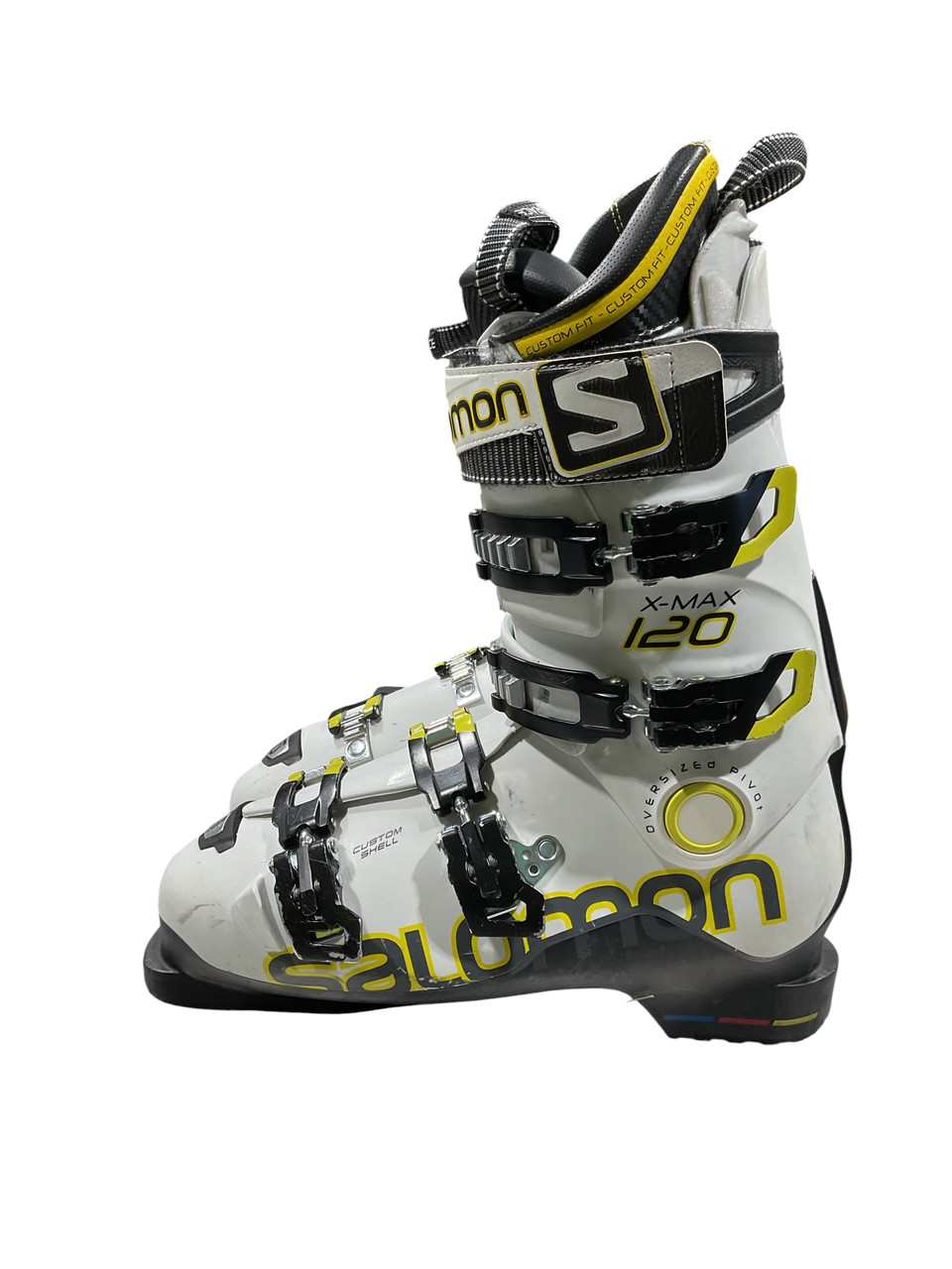 Used Salomon XMAX 120 Mens DH Ski Boot White 280 MP - M10 - W11