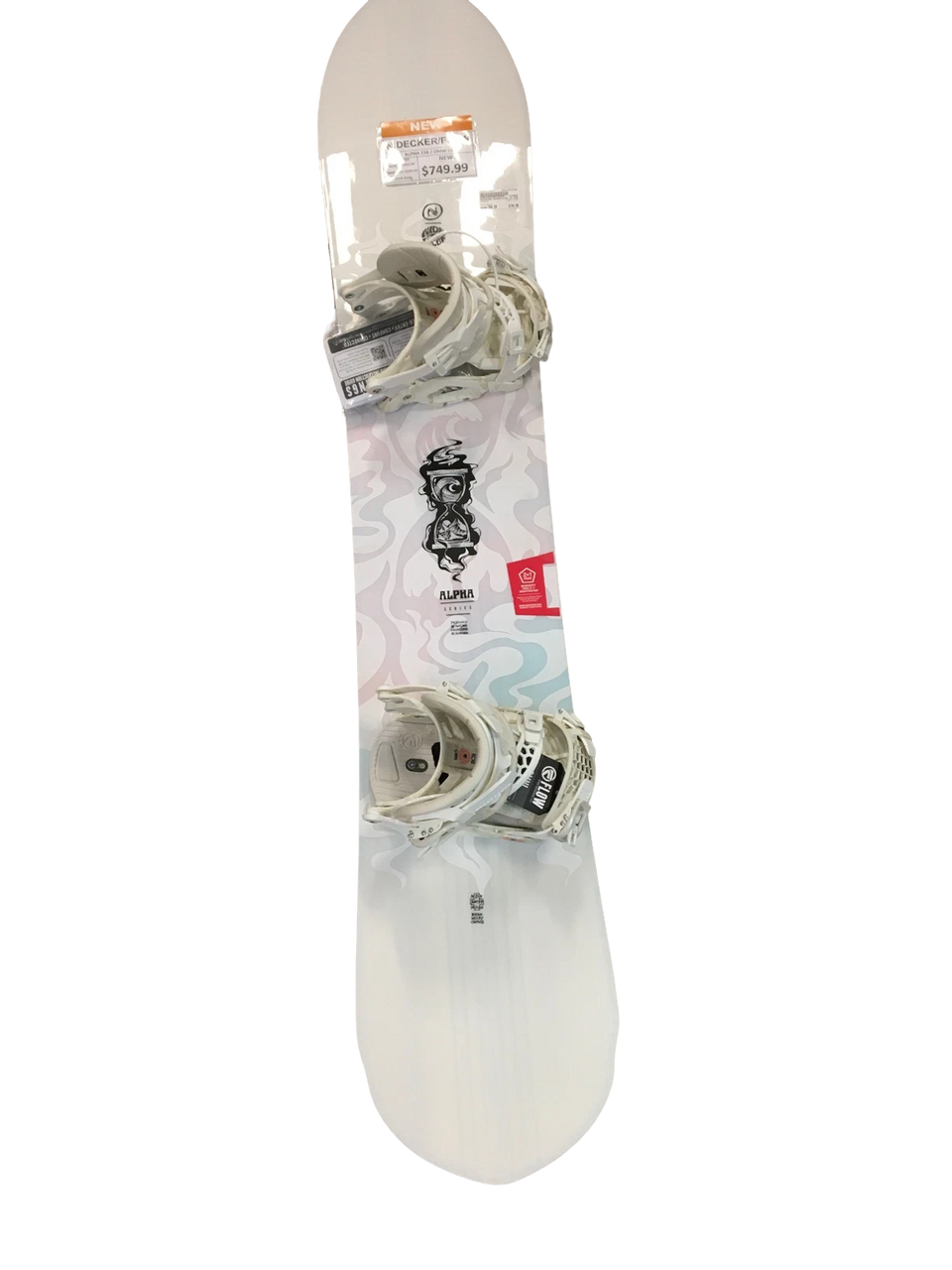 スノーボード NIDECKER alpha 158 Used Nidecker ALPHA 158 cm Men's Snowboard Combo Men's Snowboard Combo