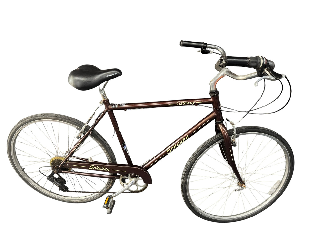 schwinn gateway bicycle Trailway 28in Blue / One Size a cozy Schwinn hybrid seat Sold at Auction: 26" White