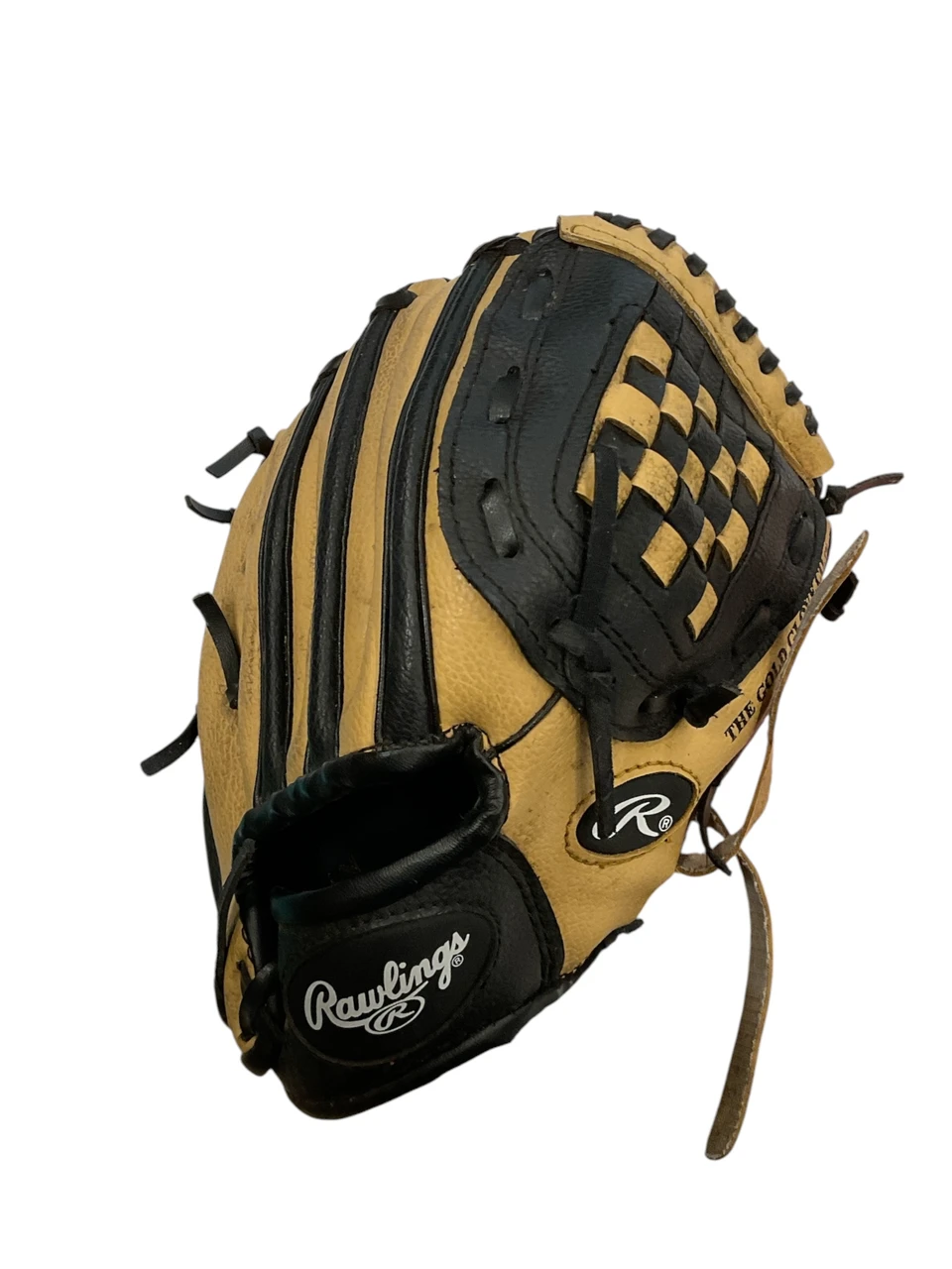 Guantes Rawlings "9" Marrón con Negro - De niños