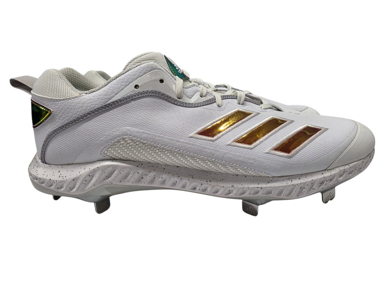 Adidas Icon Bounce baseball cleats sz 13 Adidas Icon 6 Bounce Black Royal Blue Baseball Cleats FV9350  main image 2