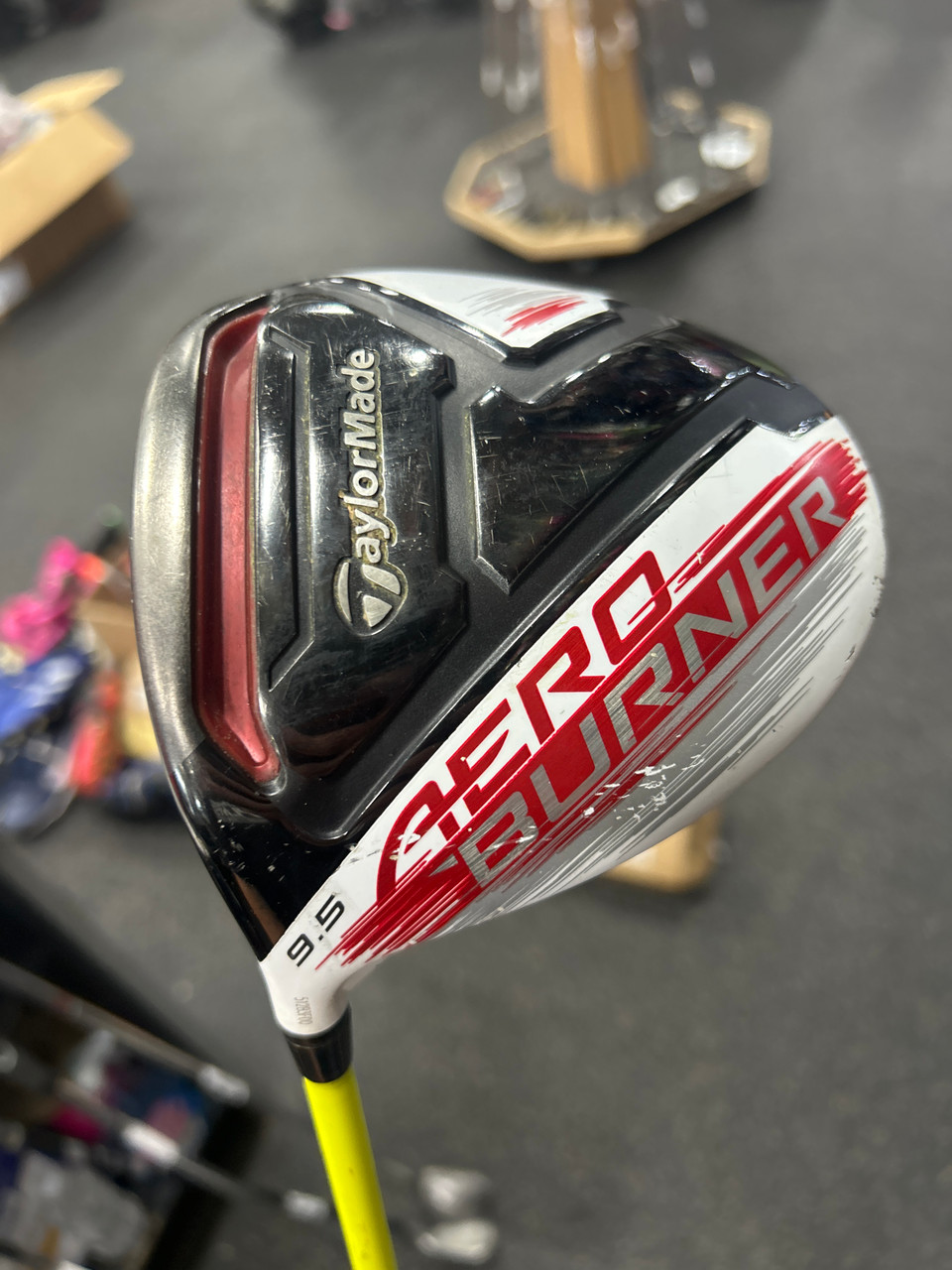 Used Taylormade AEROBURNER Mens Driver LH 9.5 Degree