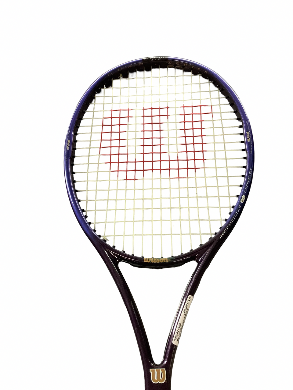 Used Wilson GRAPHITE QUAD Adult Tennis Racquet Royal Blue 4 3/8