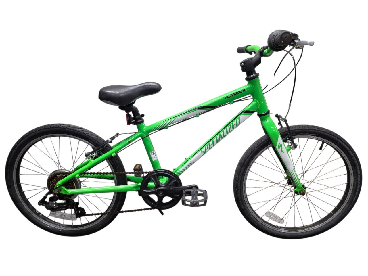 Used Specialized Hotrock Kids Bike Neon Green 20