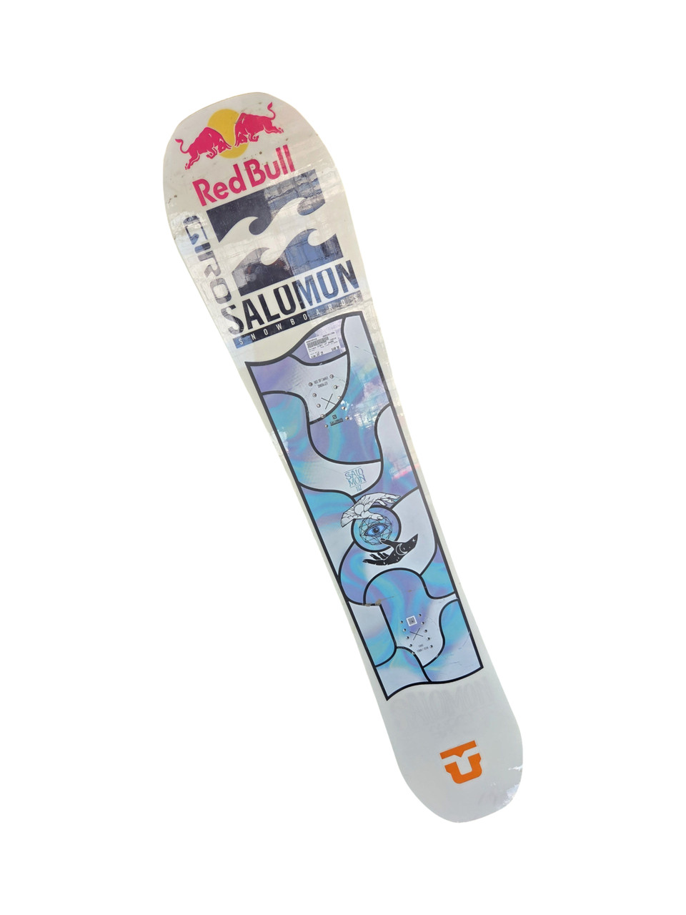 Used Salomon GYSPY 147 BOARD Womens Snowboard Only White 147 cm