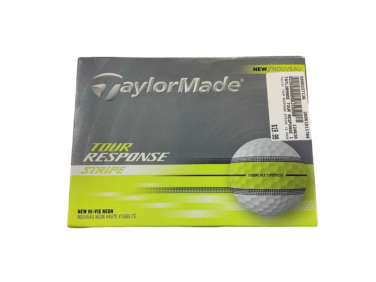 Used Taylormade TOUR RESPONSE STRIPE 12 PACK 12 Pack - Golf Balls
