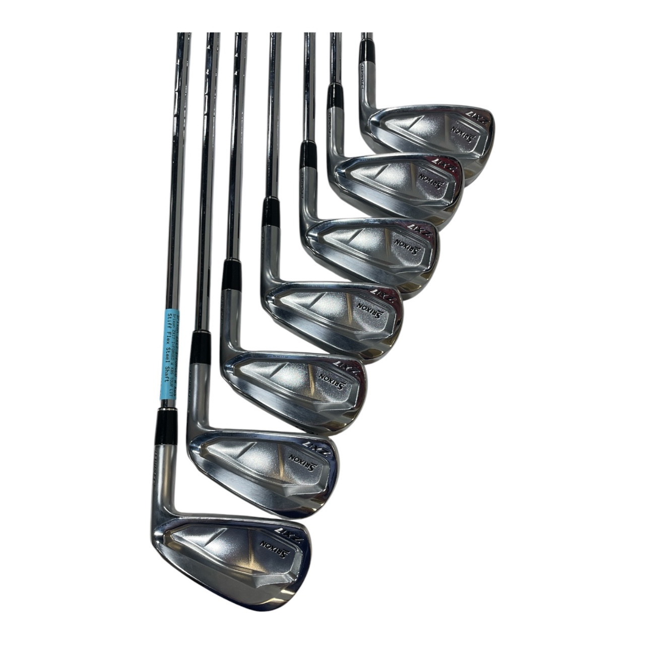 Used Srixon ZXI7 I-FORGED W KBS TOUR LITE SHAFTS Mens Iron Set RH