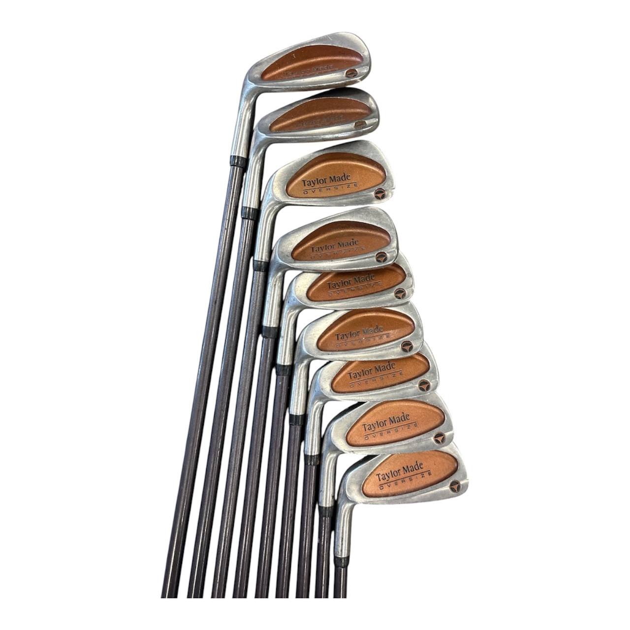 Used Taylormade BURNER OVERSIZE Mens Iron Set LH 3I-GW/AW