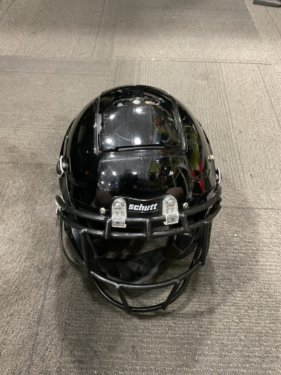 f7 2.0 helmet Schutt Professional Football (Prior Model - VT 5-Star Helmet) Face mask sold separately Black Adult Large Schutt F7
