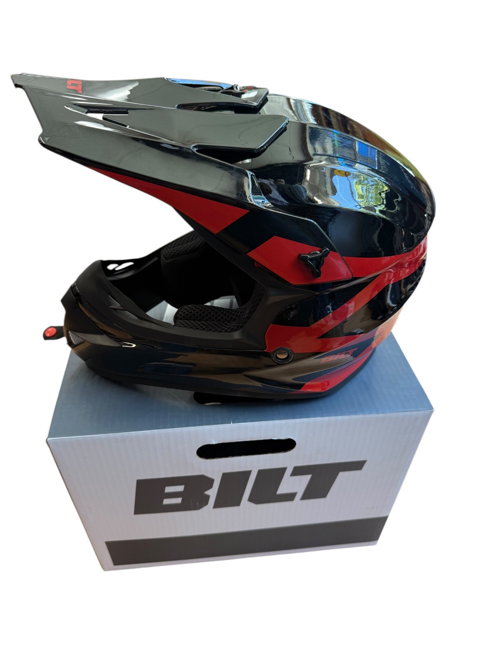 cowboy hat on a motorcycle helmet gif Cowboy Hat Tip GIFs