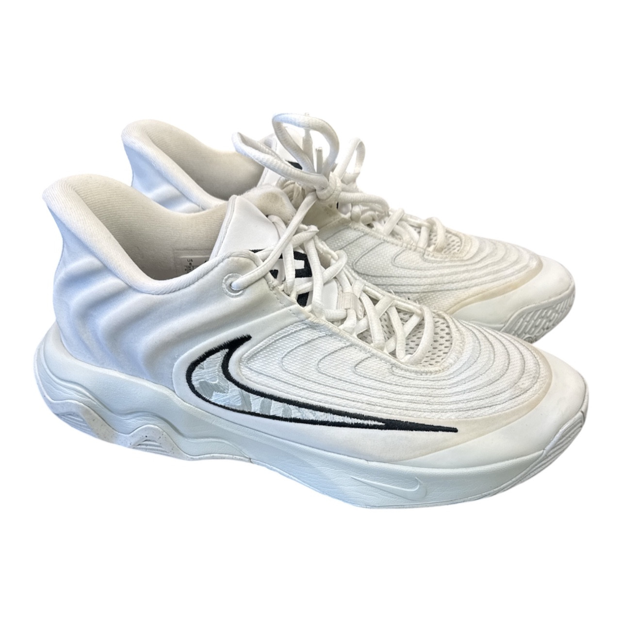Used Nike GIANNIS ANTETOKOUMPO Basketball Shoes M White Senior 8
