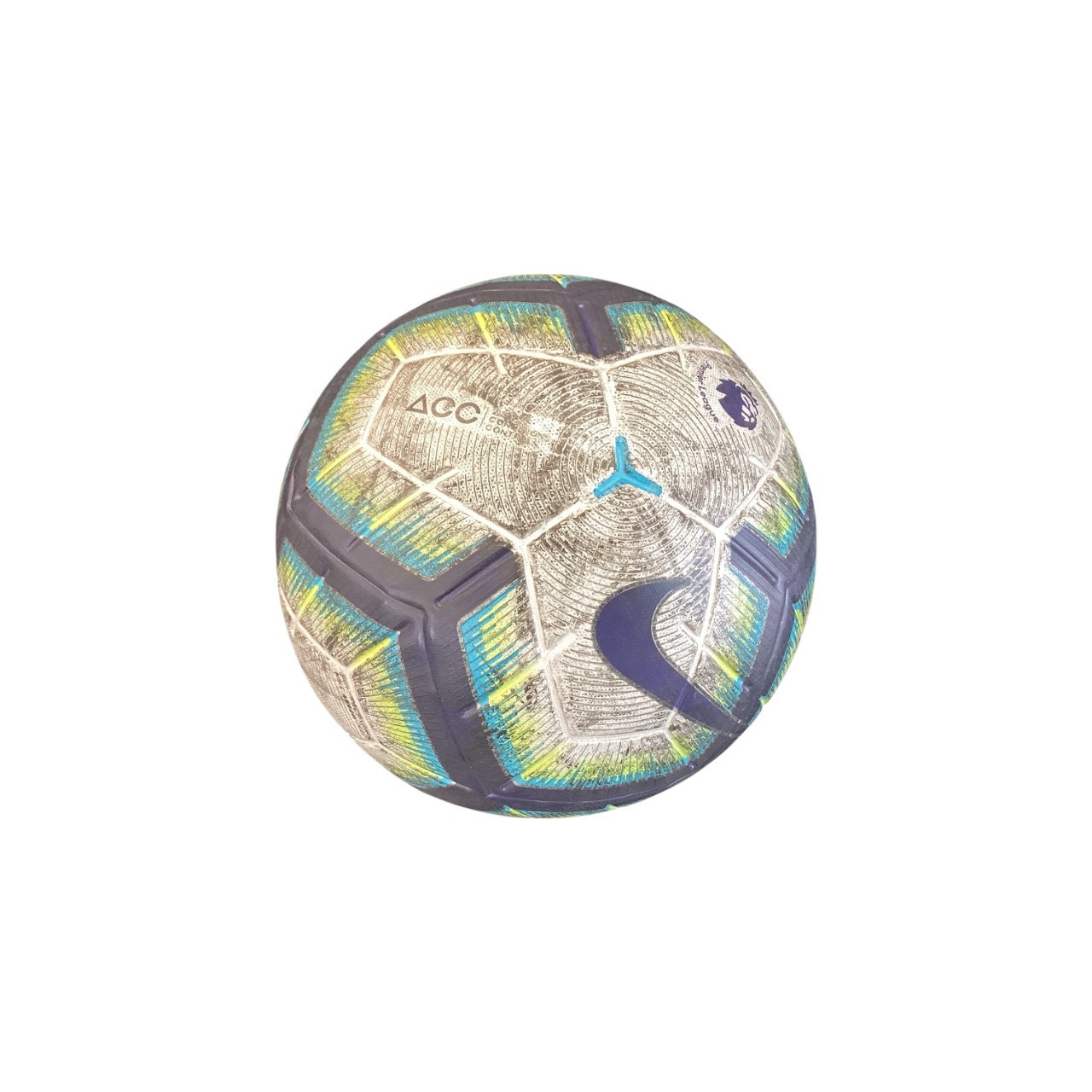 Used Nike MERLIN All Size Soccer Ball White 5