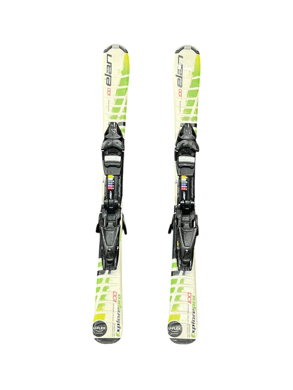 Used Elan Explore Pro Junior Skis 100 cm Beginner Youth Skis