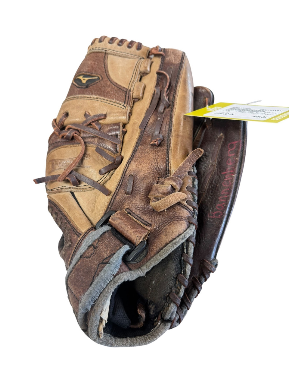 Used Mizuno FRANCHISE EXCEL BB/SB Glove RH Throw Brown 13