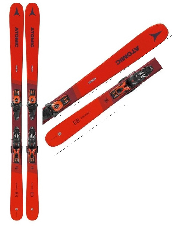 Used ATOMIC VANTAGE 83R L10 157cm Downhill Ski / Mens combo