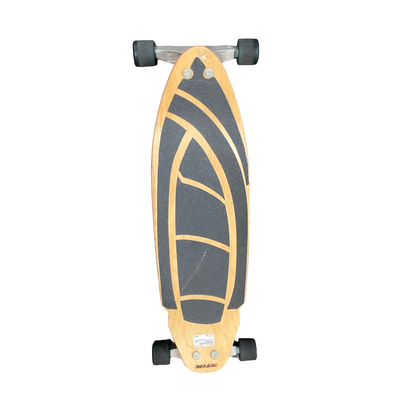 Used STIK CARVEBOARD SKATEBOARD Complete Skateboard Tan Long