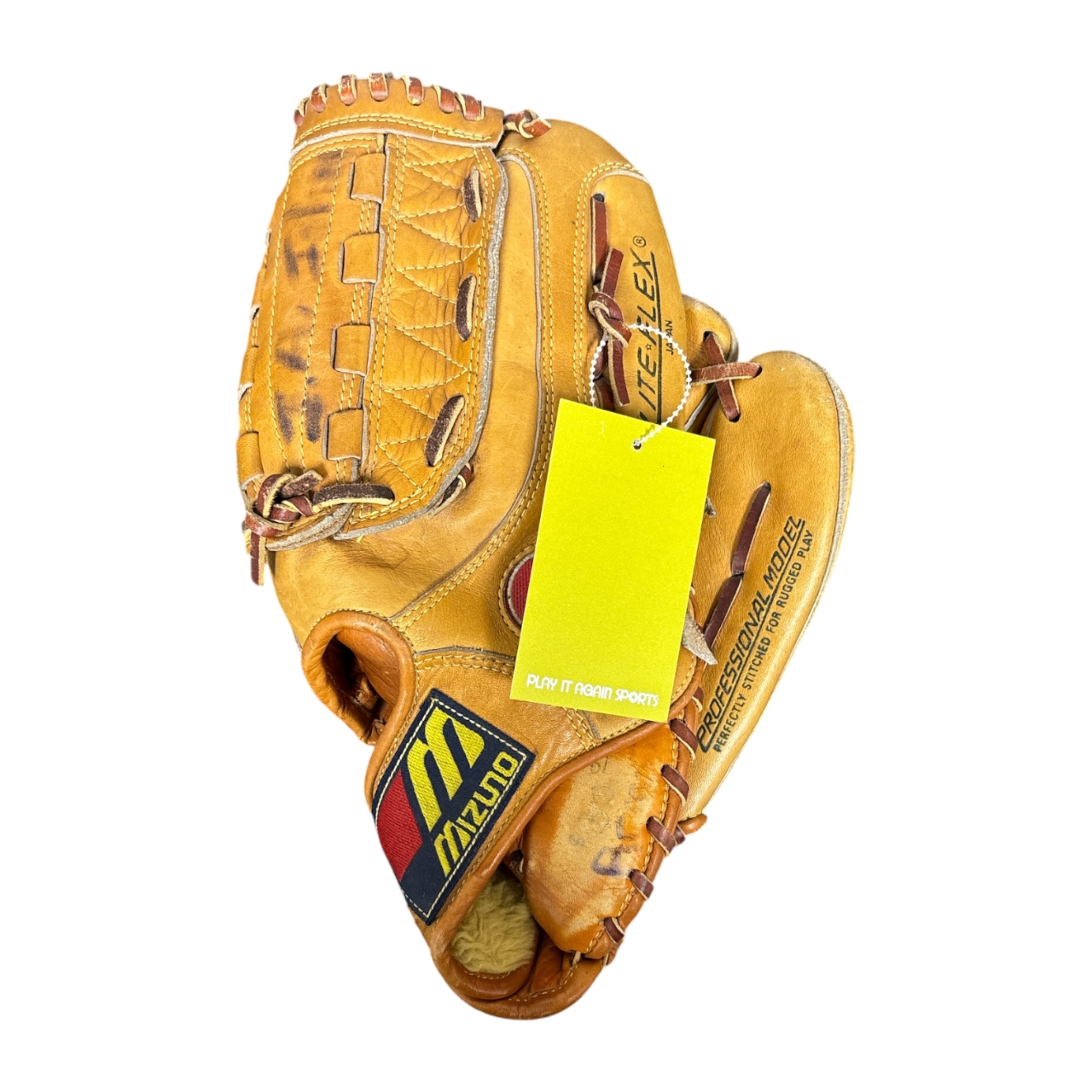 Used Mizuno MTS-4 Baseball Glove Right Hand Throw Brown 11 1/4