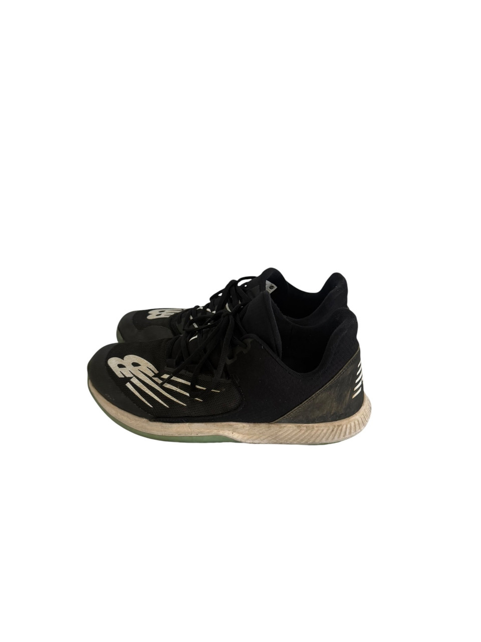 Used New Balance T4040BK6 BB/SB Cleats Black Senior 9.5