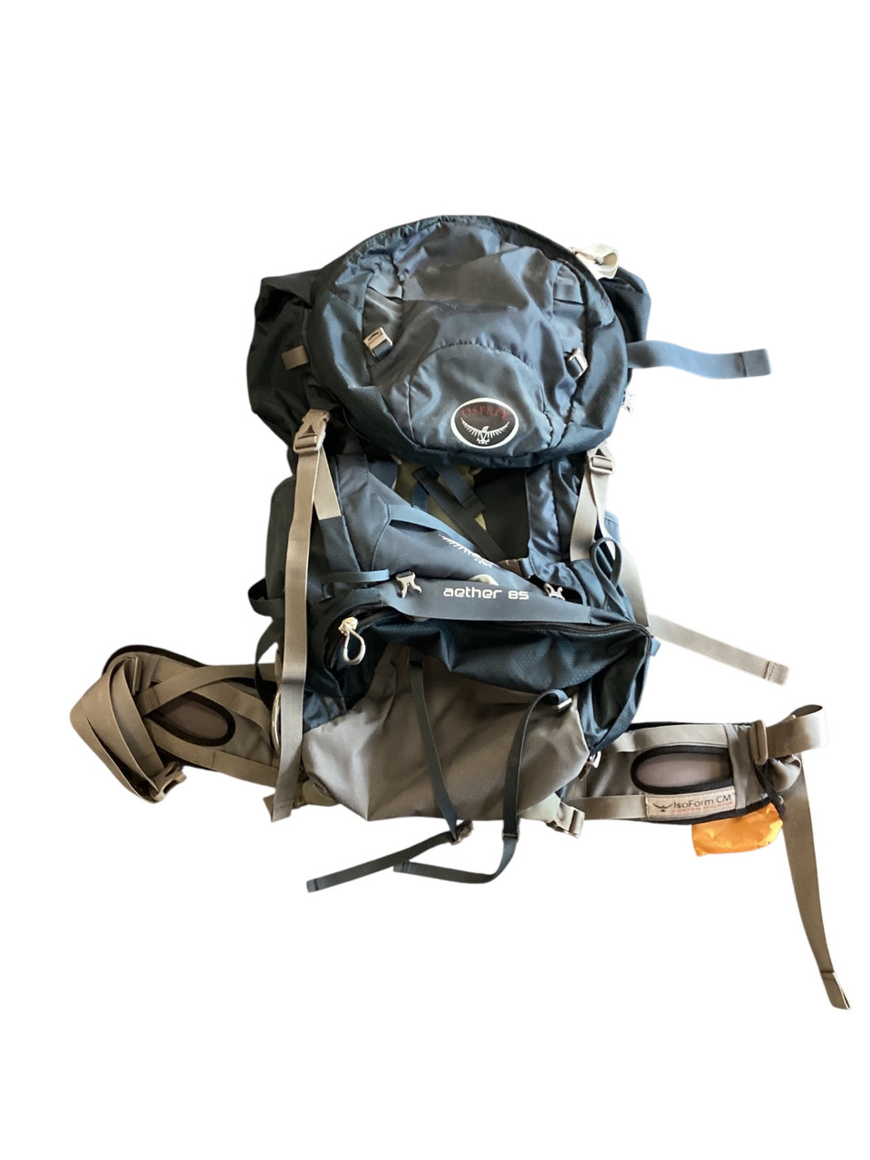 osprey aether 85 backpack on sale Plus Axo Green / S/M Fly Hipbelt and Shoulder Strap offer a fine Used Osprey AETHER 85 Internal