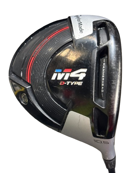 Used Taylormade M4 D-TYPE 10.5DGR RH Mens Driver RH 10.5 Degree